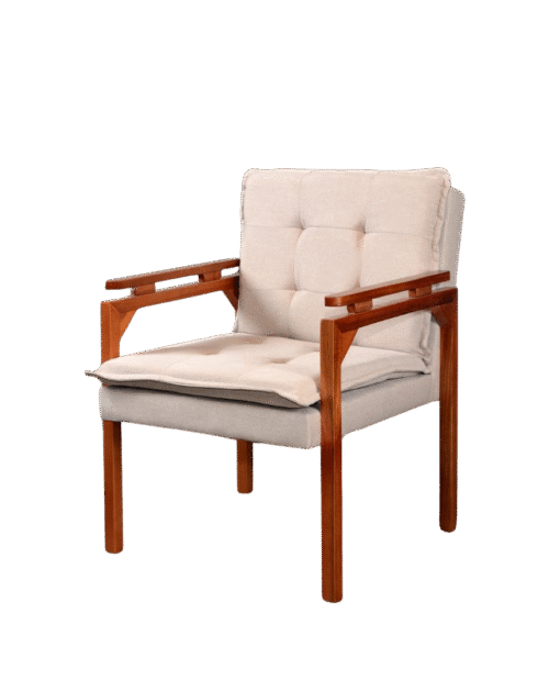 Poltrona Belíssima Linho Bege - JOSEBE DECOR - Imagem 5