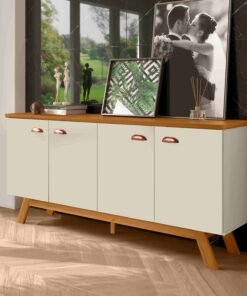 Buffet Atlanta III 4P Off White.Nature Tebarrot