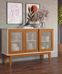 Buffet Detroit 3P Branco.Nature Tebarrot