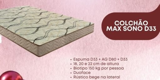 Colchão Casal Max Sono D33 - PAROPAS - Imagem 2