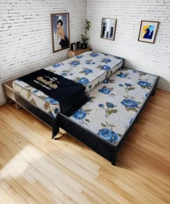 Cama Box Solteiro Com Auxiliar Conjugado Espuma D23 7cm - Ortobello