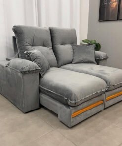 Sofá retrátil e reclinável Líbano 1.80m