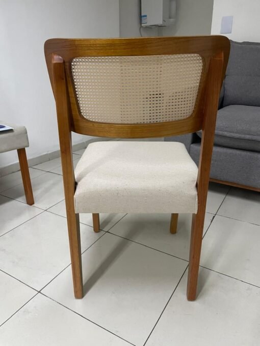 Kit 2 Cadeiras Alasca Mel/Linho Bege – HR MOVELARIA - Imagem 3
