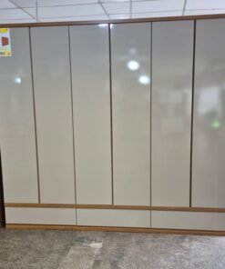 Guarda-Roupa 6 Portas Esparta/Lacônia 2,70 m Cinamono/Off White – TCIL