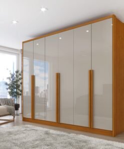 Roupeiro Esplendor.Realeza 6P6G Cinamomo.Off White TCIL