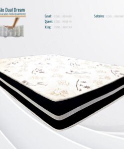 Colchão Casal D28 Dual Dream – Molas Ensacadas  - Ortobello