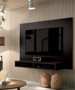 Painel até 43" Fox New Preto - EDN MÓVEIS