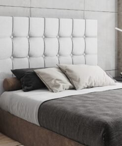 Cabeceira Casal Paris Corino Branco - L.S SILVA