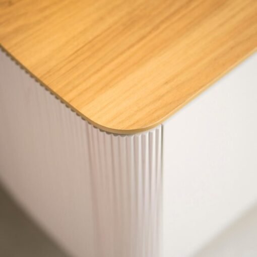 Painel + Rack Santorini Off White/Tauari Fosco - LINEA BRASIL - Imagem 6