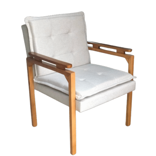 Poltrona Belíssima Linho Bege - JOSEBE DECOR - Imagem 3