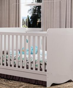 Berço Americano Ben Branco Brilho - PEROBA MÓVEIS