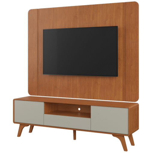 Painel + Rack até 58″ Sinus Naturale/Off White – MAVAULAR - Imagem 5