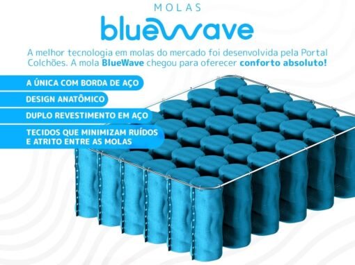 Colchão Queen New York + Base Box Simples Corino Preto – GAZIN + ALTO NÍVEL - Imagem 3
