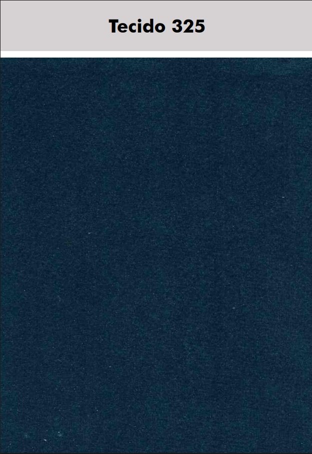 Sofá Retrátil e Reclinável Barcelona 2,50 m Veludo Azul 325 - ESTOFADOS TEIXEIRA - Imagem 3