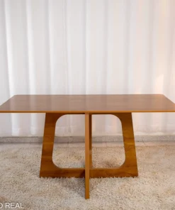 Mesa de Jantar Dubai Tampo Londres 160x80 Cinamomo 100% MDF - Cel Móveis