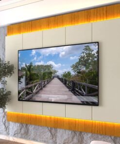 Painel até 85" Magnífico Naturale/Off White - GELIUS