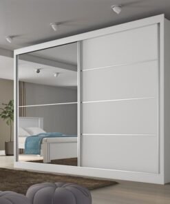 Guarda-Roupa 2 Portas Verona 2,02 m Branco Acetinado - MÓVEIS EUROPA