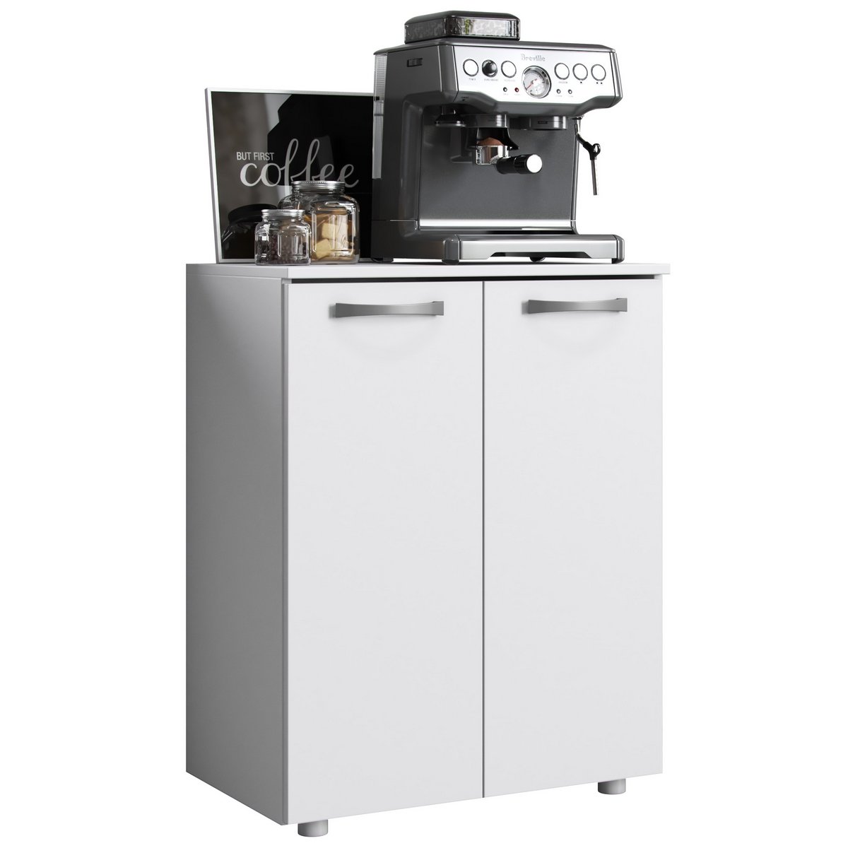 Balcão 2 Portas Denver Branco - ARAMÓVEIS - Imagem 4