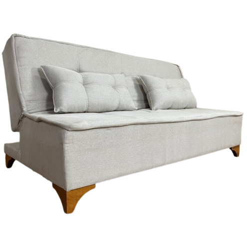 Sofá Cama Zayn 1,86 m Linho Bege 24 - BOARETO ESTOFADOS - Imagem 5