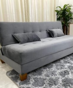 Sofá Cama Arpoador 1.85m - Cinza Veludão