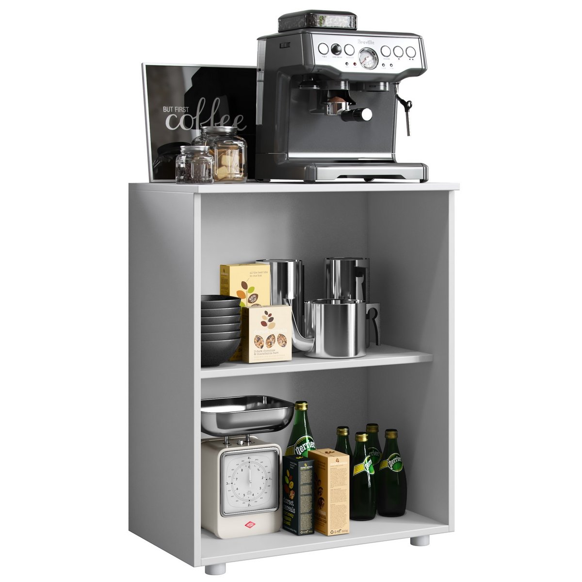 Balcão 2 Portas Denver Branco - ARAMÓVEIS - Imagem 2