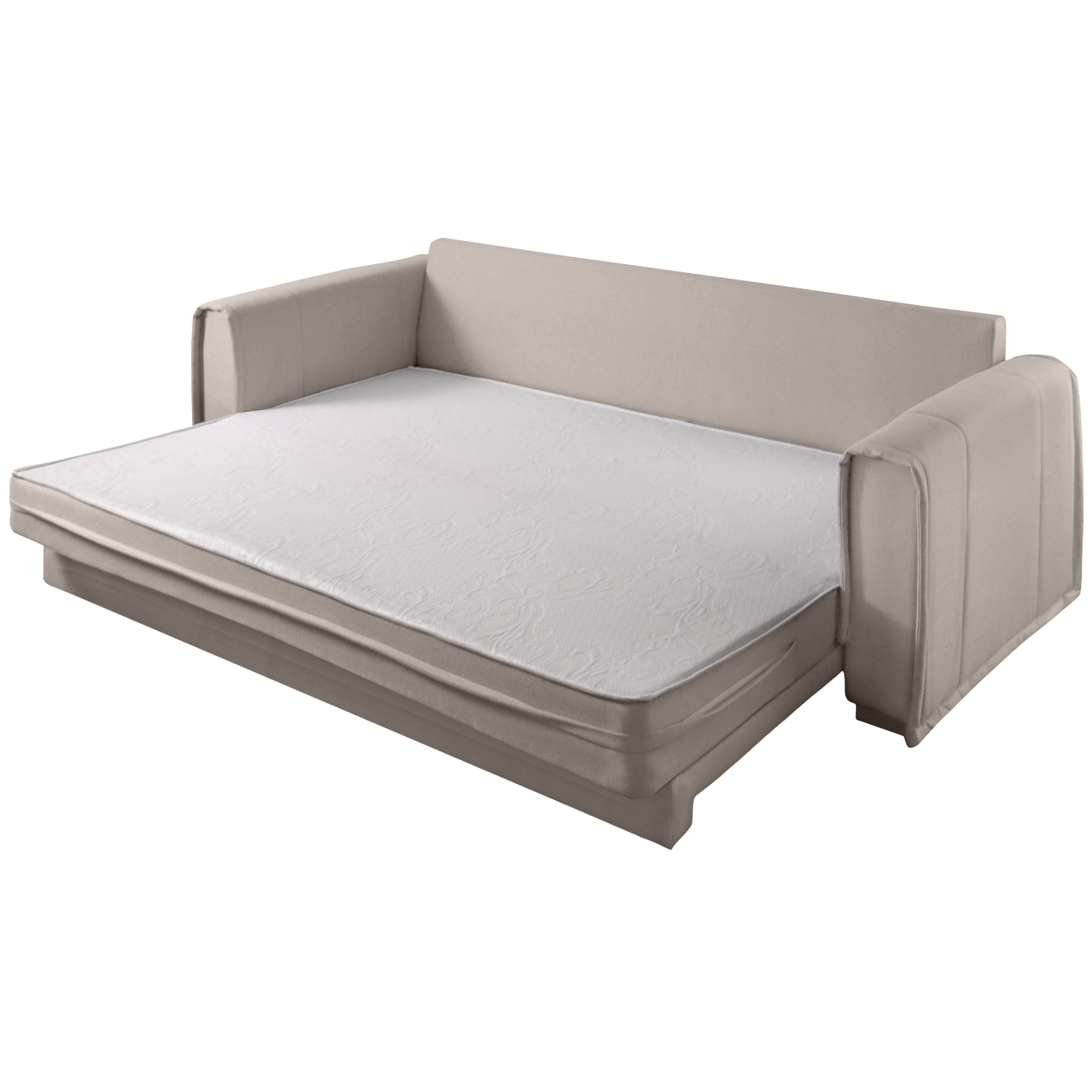 Sofá Cama Maldivas 2,23 m Linho Bege - JC ESTOFADOS - Imagem 5