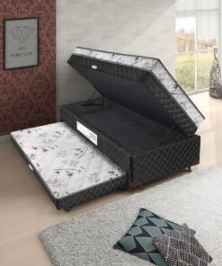 Colchobox Bau Solteiro Nanda com Cama Auxliar 88x188x51 SMP Moveis