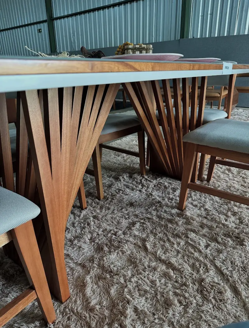 Kit Mesa Valentina – Gardim Móveis + 6 Cadeiras Oiti Natuame – Cimol Móveis - Imagem 6