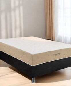 Colchão Casal Supreme Pocket D26 + Base Box Simples Corino Preto – INOVAFLEX + BIOSTAR