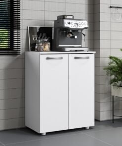 Balcão 2 Portas Denver Branco - ARAMÓVEIS