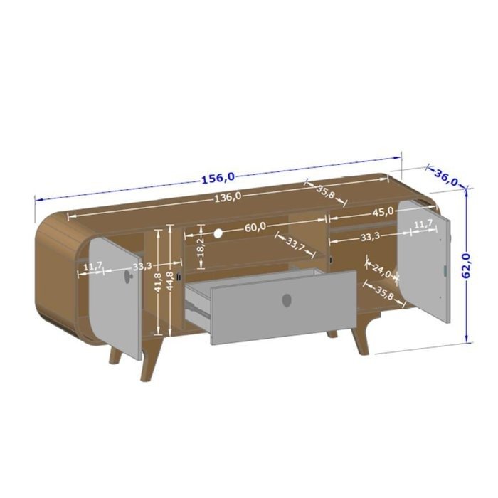 Rack até 75" Noronha Naturale/Off White - BECHARA - Imagem 4
