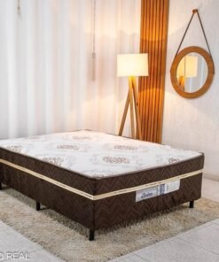 Cama Box Casal Livina 138x188x60 Molas Ensacadas - Orthoside | Suporta até 220kg