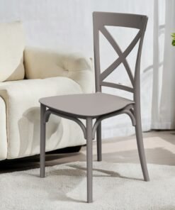 Cadeira Robust Cross Nude – Forte PlÁstico