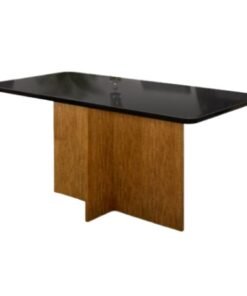Mesa de Jantar Los Angeles 1.60x0.80 - Cinamomo/Preto
