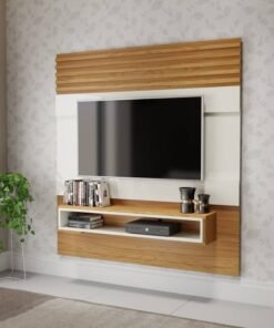 Painel até 55" Antix PA20 Off White/Freijó – DALLA COSTA
