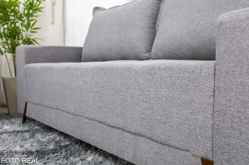 Sofá 2 lugares 8100 Linho Cinza 27 - Imagem 4
