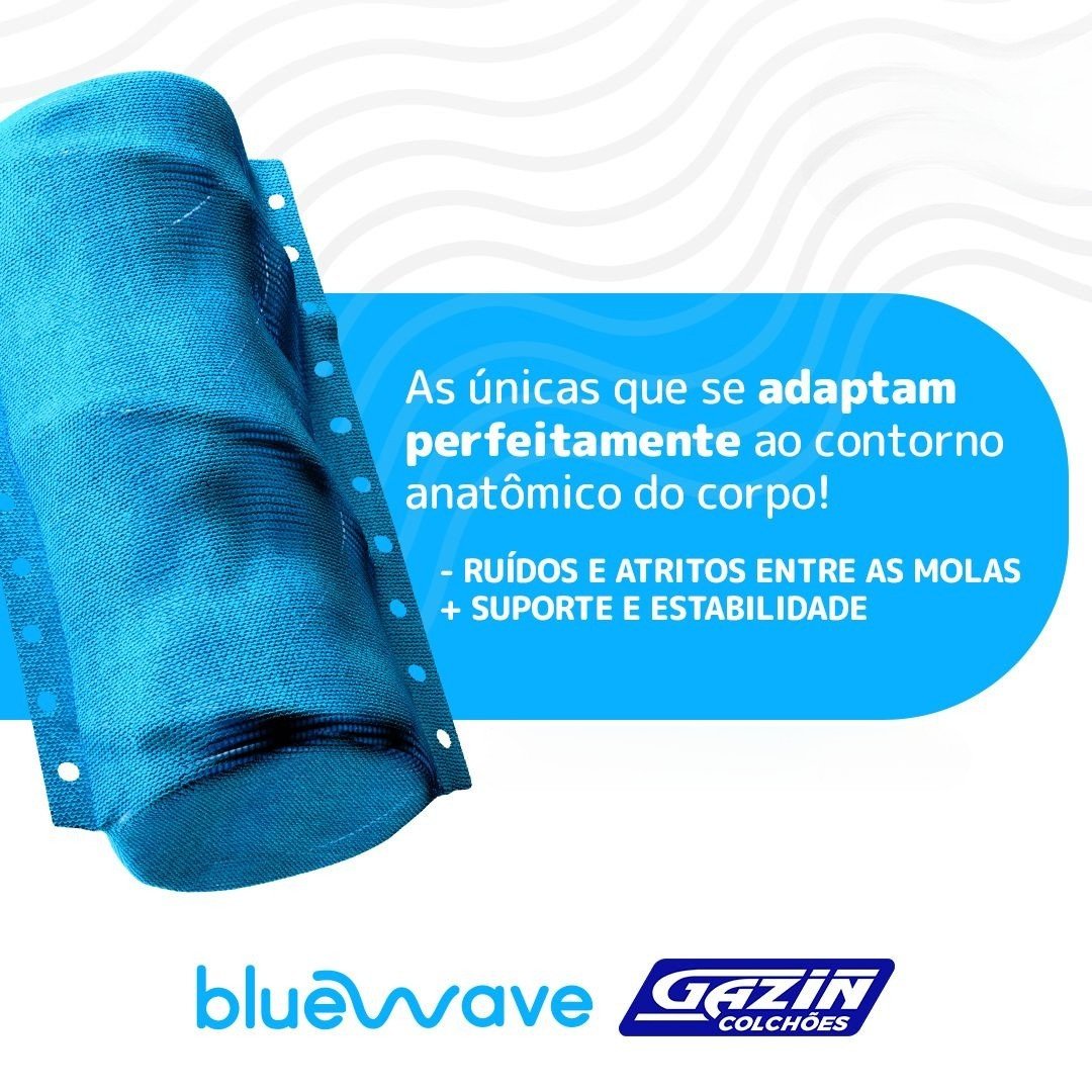 Colchão Casal Texas D28 + Base Box Simples Corino Preto – GAZIN COLCHÕES + BIOSTAR - Imagem 5
