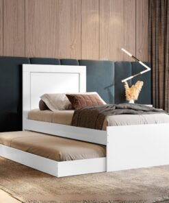 Bicama Solteiro Luara Branco - MADEC/VJ MÓVEIS