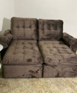 Sofá Retrátil e Reclinável Imperial 2,00 m Marrom - IMPÉRIO ESTOFADOS(PROMOÇÃO)