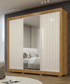 Guarda-Roupa Teresópolis 2,25 m Cinamono/Areia - RUD RACK