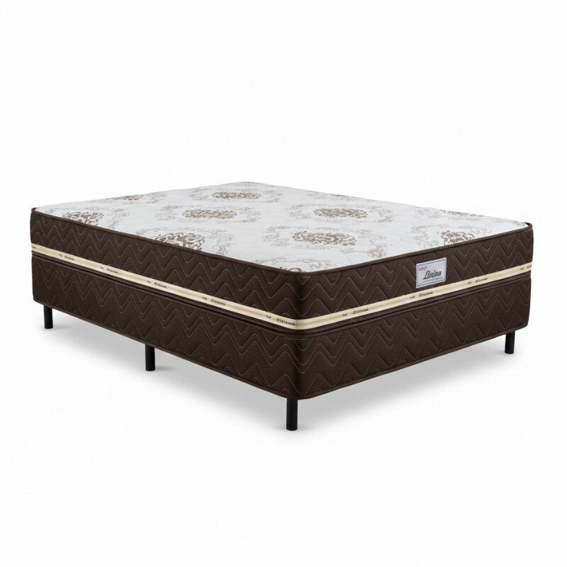 Cama Box Casal Livina 138x188x58 Molas Ensacadas - Orthoside
