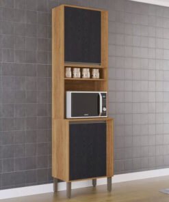 Torre Quente Cozinha Pérola Cinamomo/Preto Sallêto