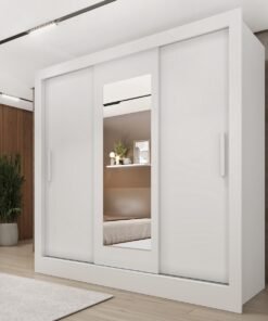 Guarda-roupa 3 Portas Valência/turia/vitória 1,90 M Branco Neve – Tcil