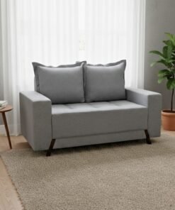 Sofá 2 lugares 8100 Linho Cinza 27