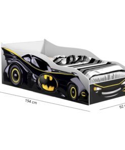 Cama Solteiro Carro Black Batman - Gabrielli