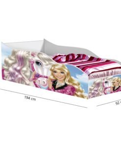 Cama Solteiro Carro Barbie Cód.500 - Gabrielli