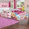 Cama Solteiro Carro Barbie Cód.500 - Gabrielli