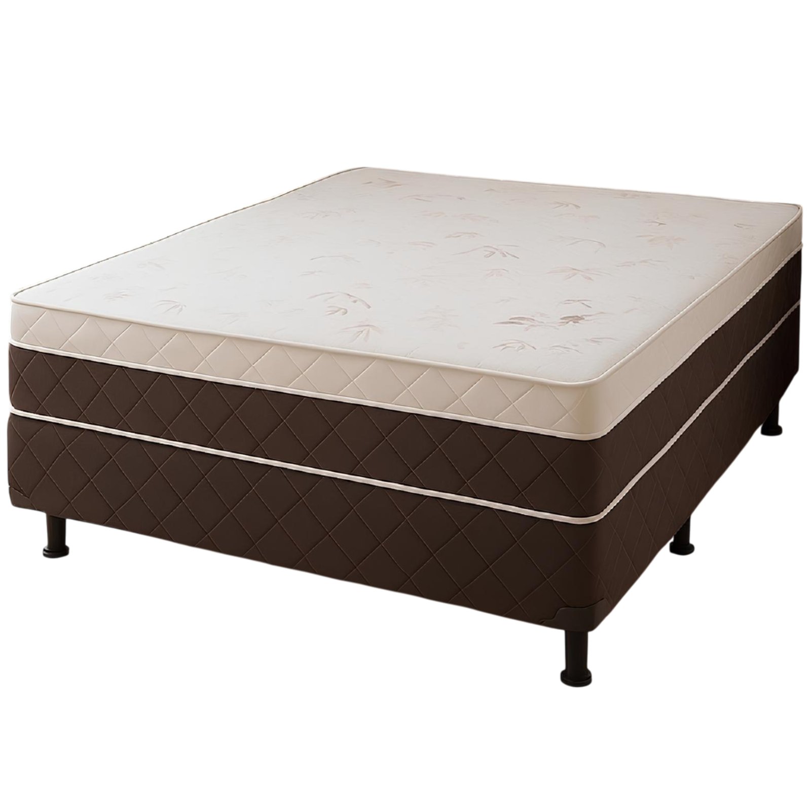 Cama Box Casal Ortopédica D33 Marrom - ORTOBELLO