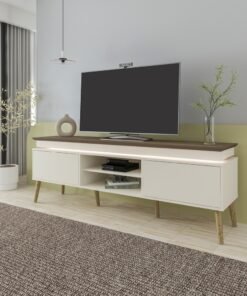 Rack até 75" Lumina Pinho/Off White - ARTELY