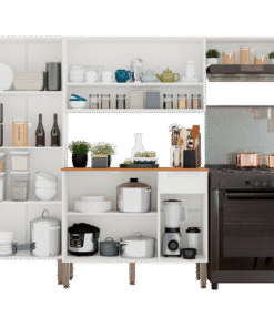 Cozinha Completa Com BalcÃo Madri Branco - SallÊto